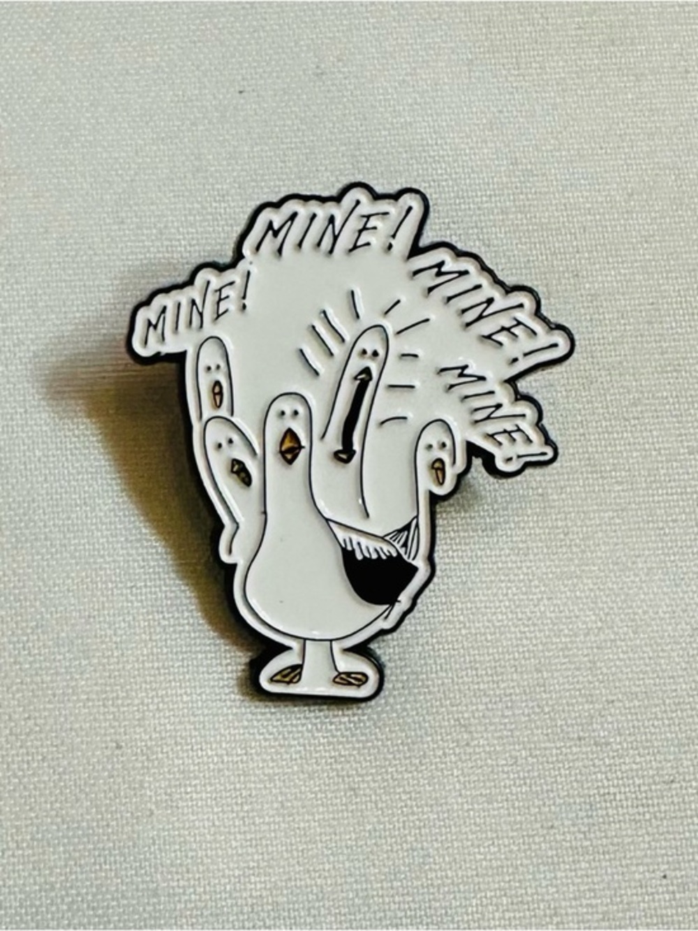 Seagull Mine Meme Pin
